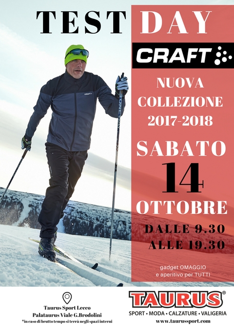 CRAFT TEST DAY: Sport E Tecnicità Al Palataurus