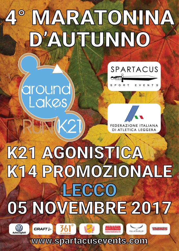 Locandina Maratonina D’autunno 2017