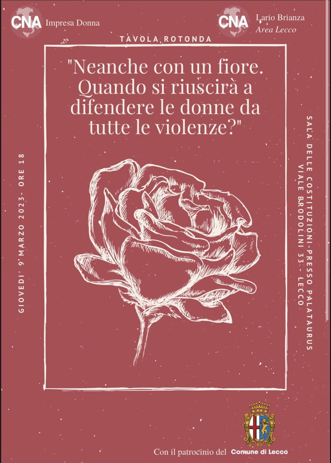 Palataurus Ospita “Neanche Con Un Fiore”, Appuntamento In Occasione Della Giornata Internazionale Della Donna